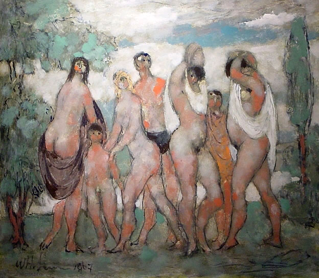 Bathing women (Купающиеся женщины), 1967