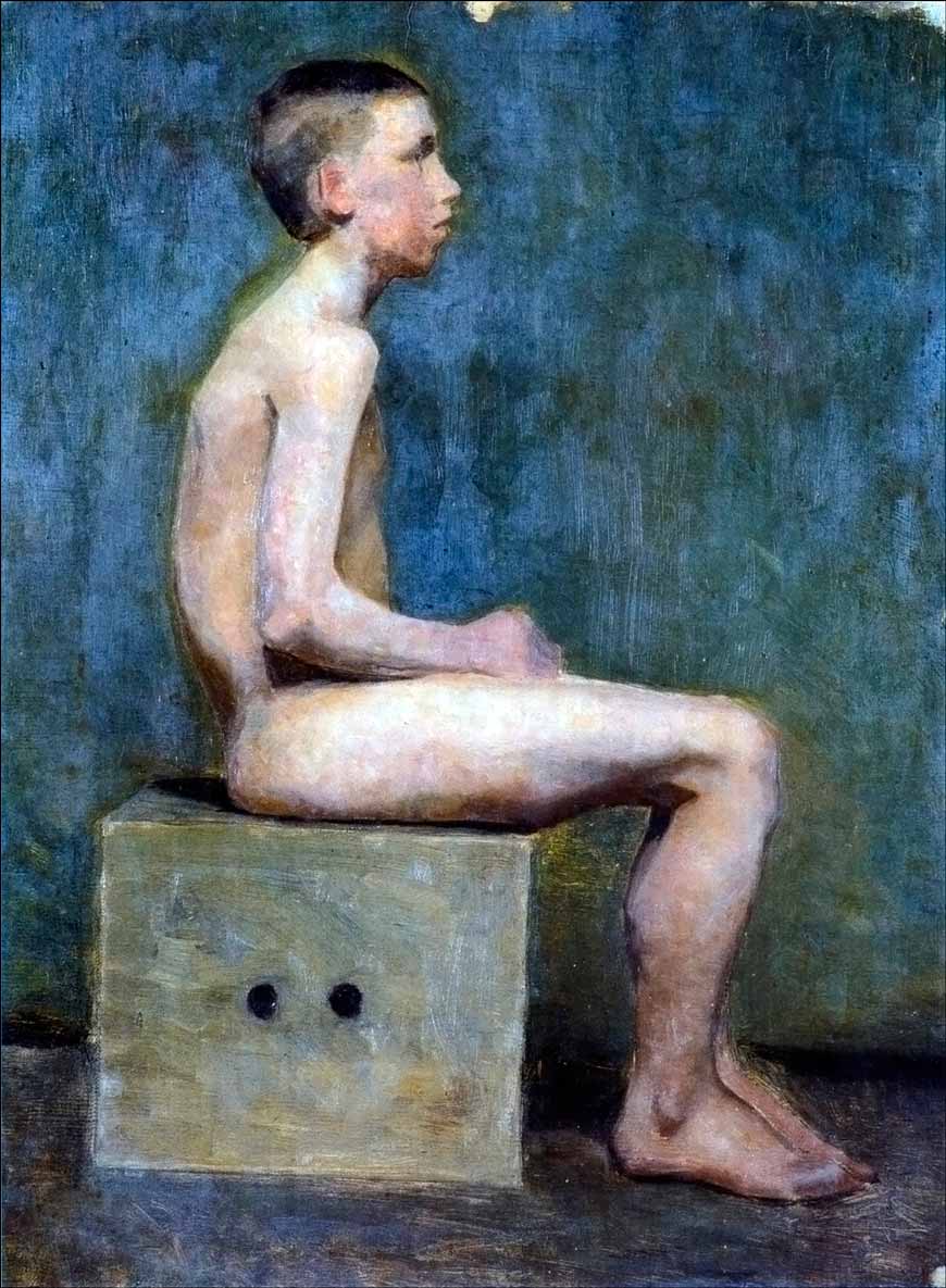 Boy on a Stool (Мальчик на стуле)