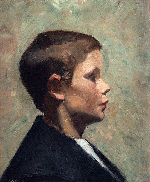 Ung dreng i profil (Мальчик в профиль), 1886