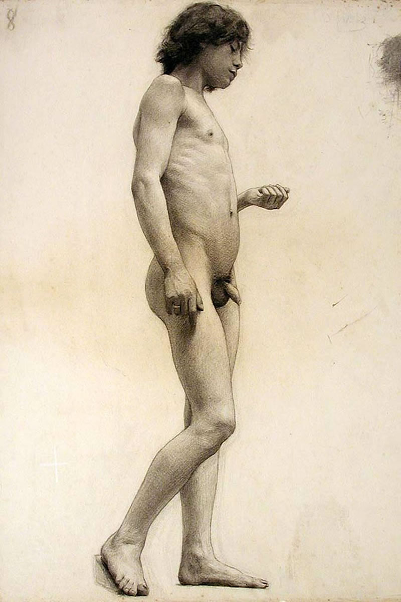 Young Male Nude (Обнажённый юноша)