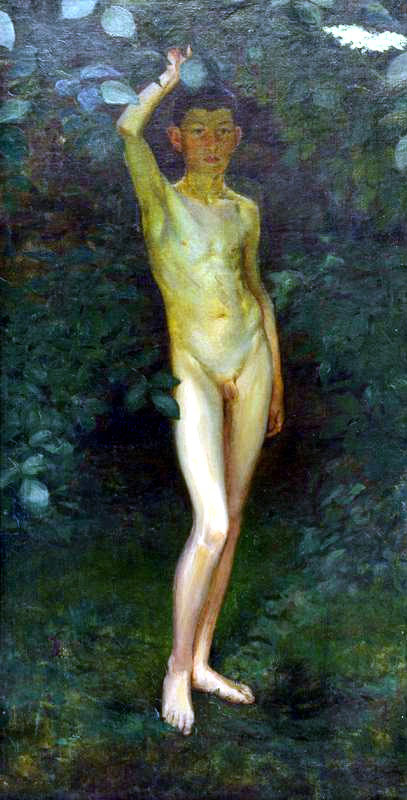 Nude Boy in the Forest (Голый мальчик в лесу)