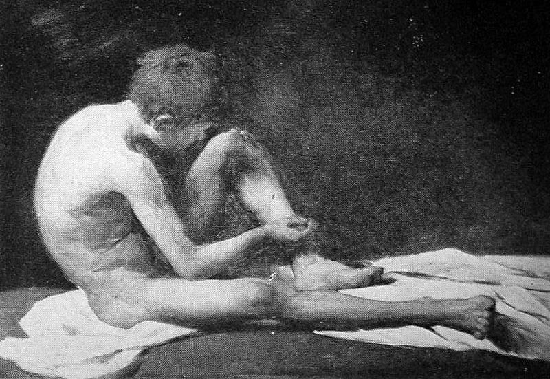 Study of a nude youth (Эскиз обнажённого юноши)