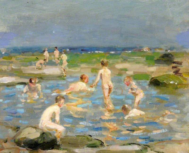 Boys Bathing (Купающиеся мальчики), c.1920