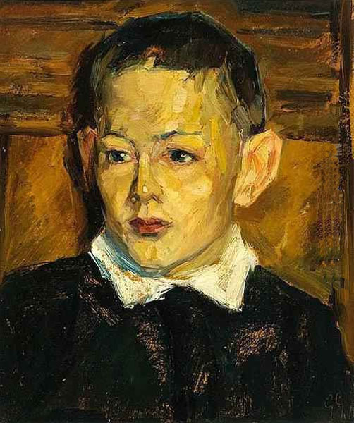 Porträt eines Jungen (Портрет мальчика), 1916