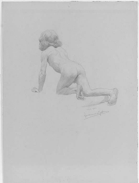 Child Nude Study (Эскиз нагого ребёнка), 1904