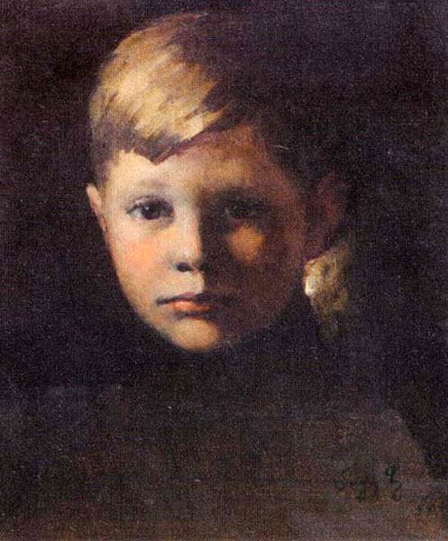 Kinderportrait von Dr.Josef Koch (Портрет сына доктора Йозефа Коха), 1944