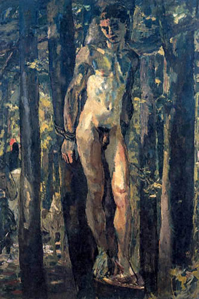 Gefesselter Sebastian im Walde (Св.Себастьян, привязанный в лесу), 1910