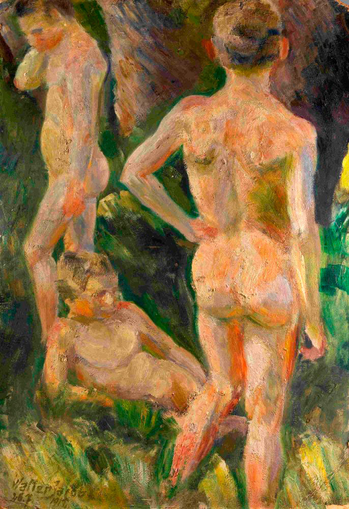 Nude Boys in Landscape (Нагие мальчики в ландшафте), 1915