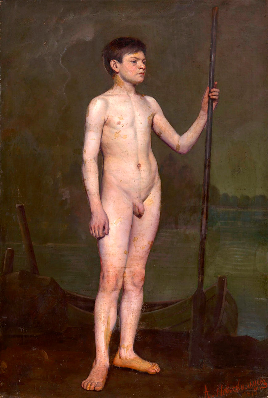 Мальчик с веслом (Boy with an Oar), 1875