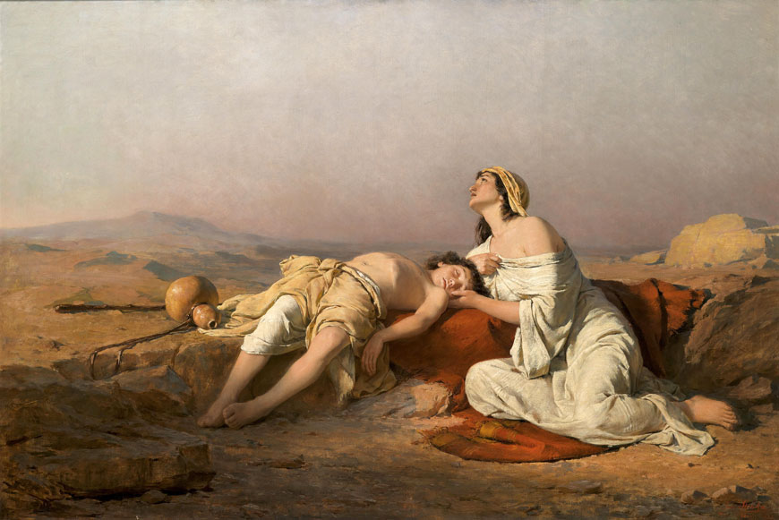 Hagar and Ismael in the Desert (Агарь и Измаил в пустыне)