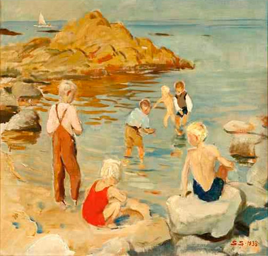 Badende Drenge (Купающиеся мальчики), 1936