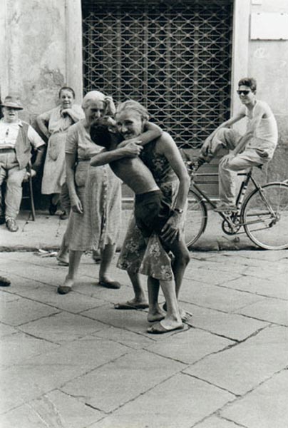 Boy and Grandma (Мальчик и бабушка), Florence, Italy, 1957