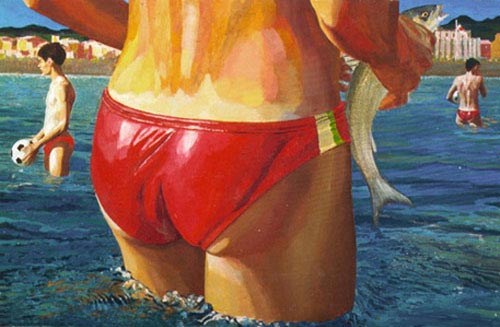 Boy in Red Bathing Slip (Мальчик в красных плавках), Casoli Italy 1997