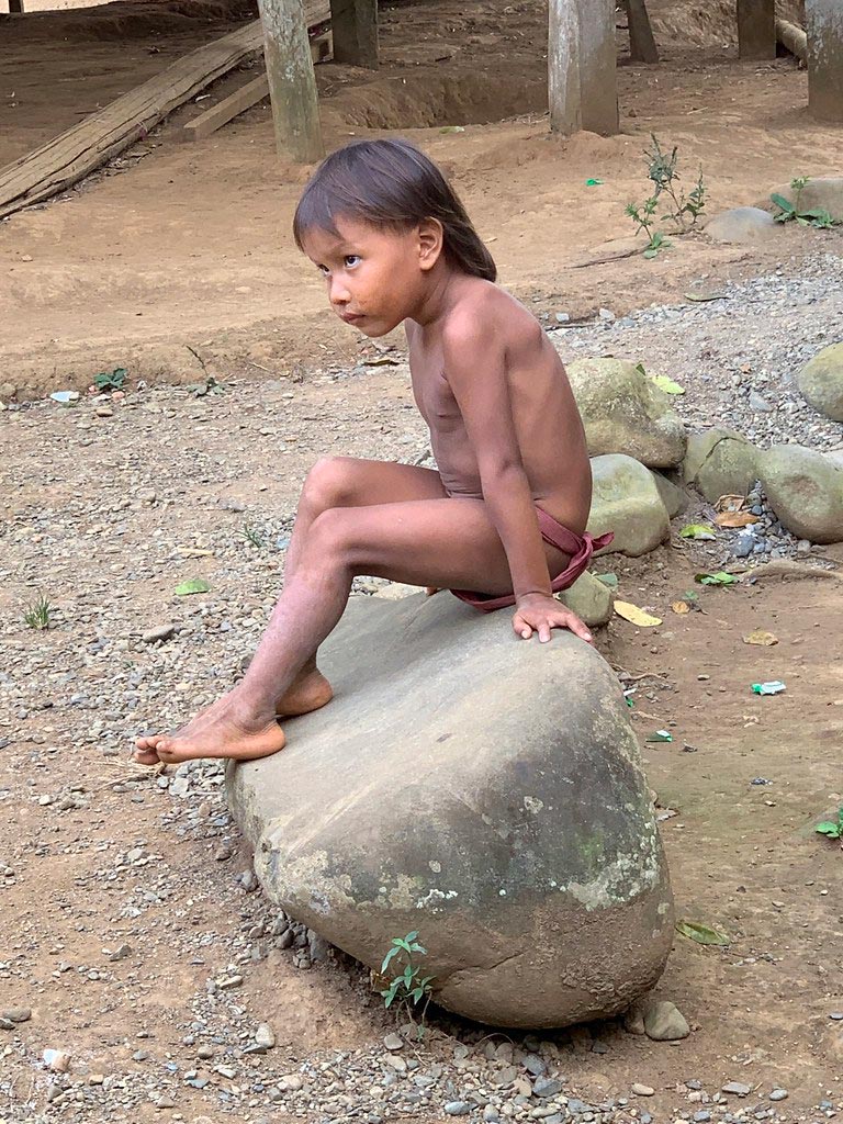 Embera Indian boy (Мальчик племени Эмбера), 2019