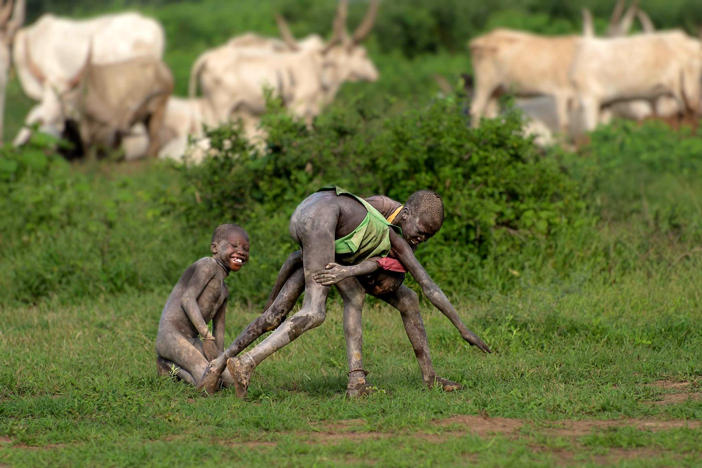 Wrestling Mundari Boys (Борьба мальчиков племени Мундари), 2022