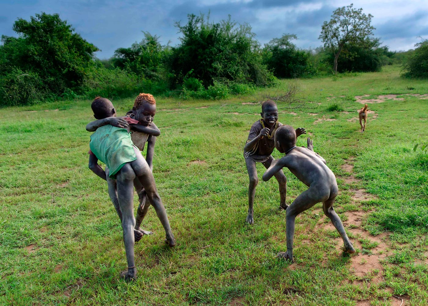 Wrestling Mundari Boys (Борьба мальчиков племени Мундари), 2022