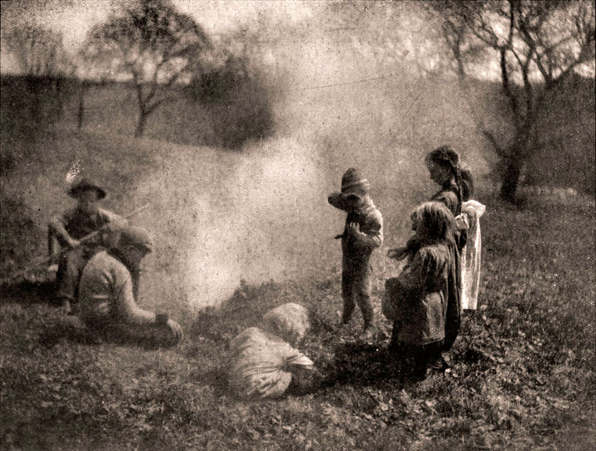 The Bonfire (Костёр), c.1908