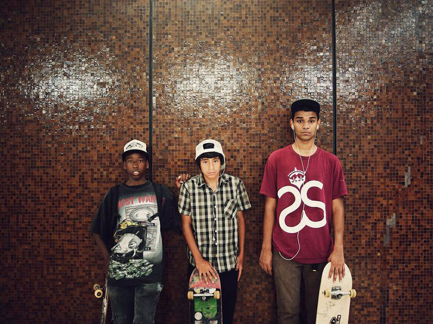 Skateboarders in the subway (Скейбордисты в подземке), 2011