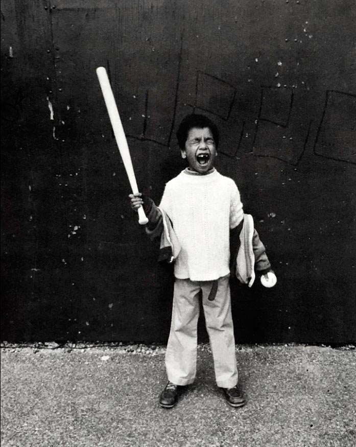 Boy with baseball bat (Мальчик с бейсбольной битой), 1977