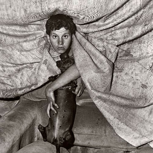 Boy with dachshund (Мальчик с таксой), 1999