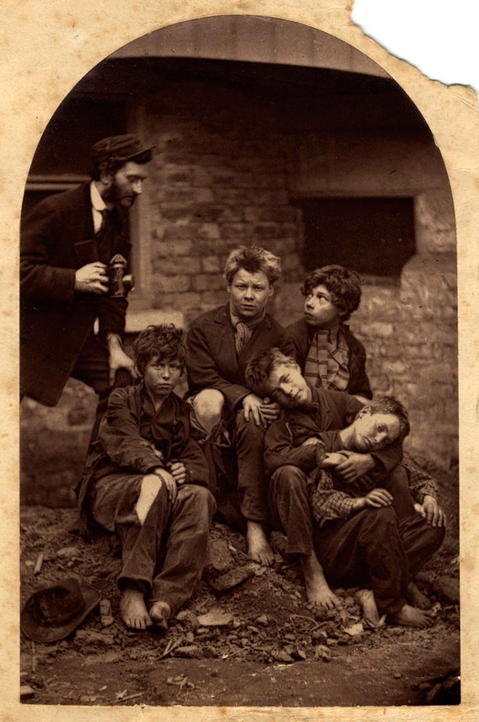 Street children recruited for Naval Service by the Marine Society (Беспризорные дети, завербованные на военно-морскую службу Морским обществом), 1880