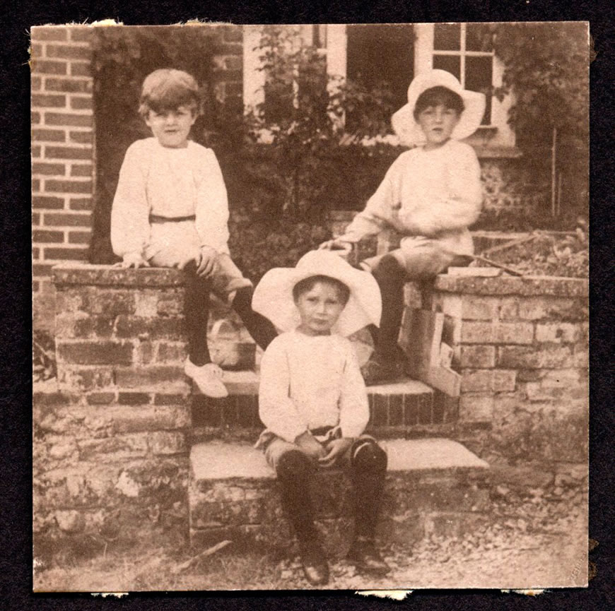 George, Jack and Peter Llewelyn Davies, July 1901