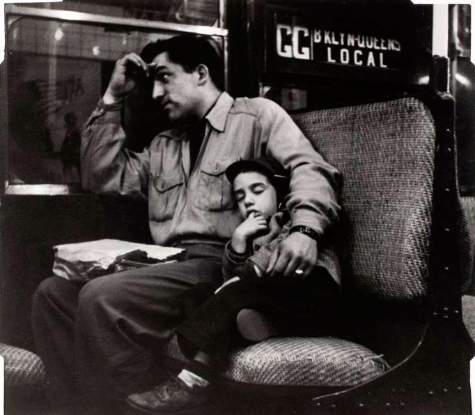 Father and Son on Subway (Отец и сын в подземке), 1958