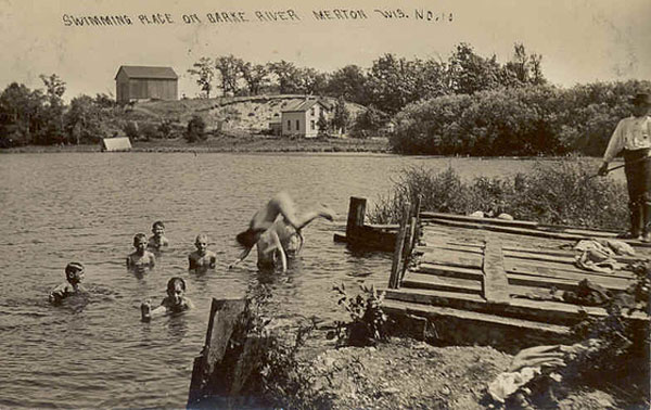 Swimming Place on Barke River (Место для купания на реке Барке), c.1910