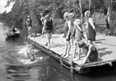 Swimming lesson / Урок плавания