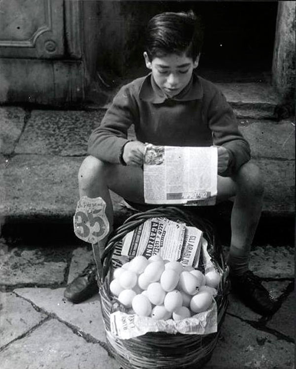 L'enfant aux oeufs (Мальчик с яйцами), 1957