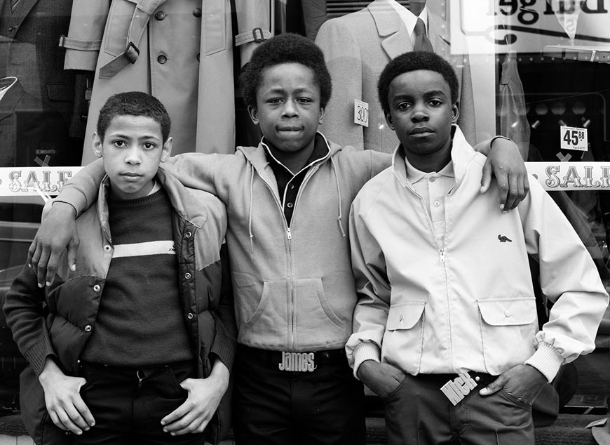 James, Nick and Friend, Times Square (Джеймс, Ник и их друг, Таймс-сквер), 1980s