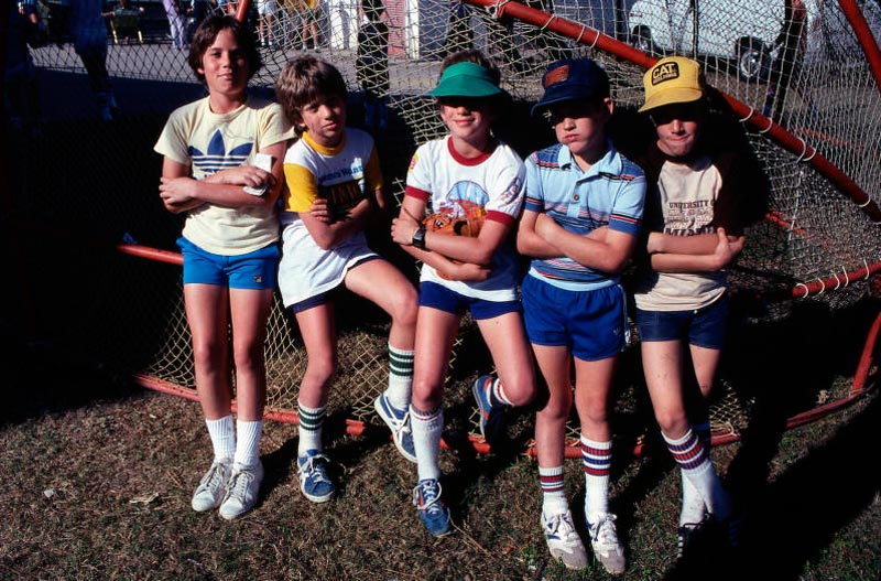 Young baseball fans (Юные фанаты бейсбола), 1981