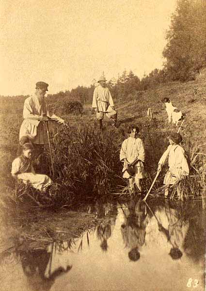 Kpecтьянe у пpудa (The peasants near the pond), 1860-e