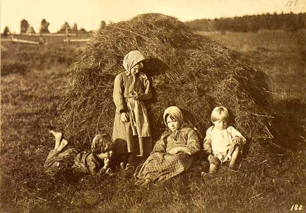 Kpecтьянcкиe дeти (Peasant children), 1860-e