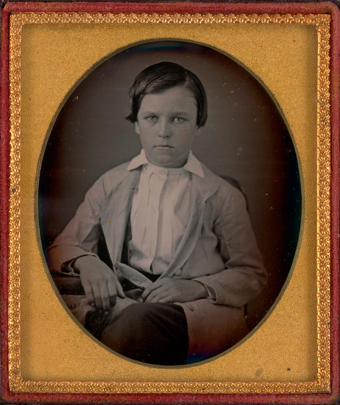 American photographer - Untitled / Portrait of a Boy (Без названия / Портрет мальчика), 1850