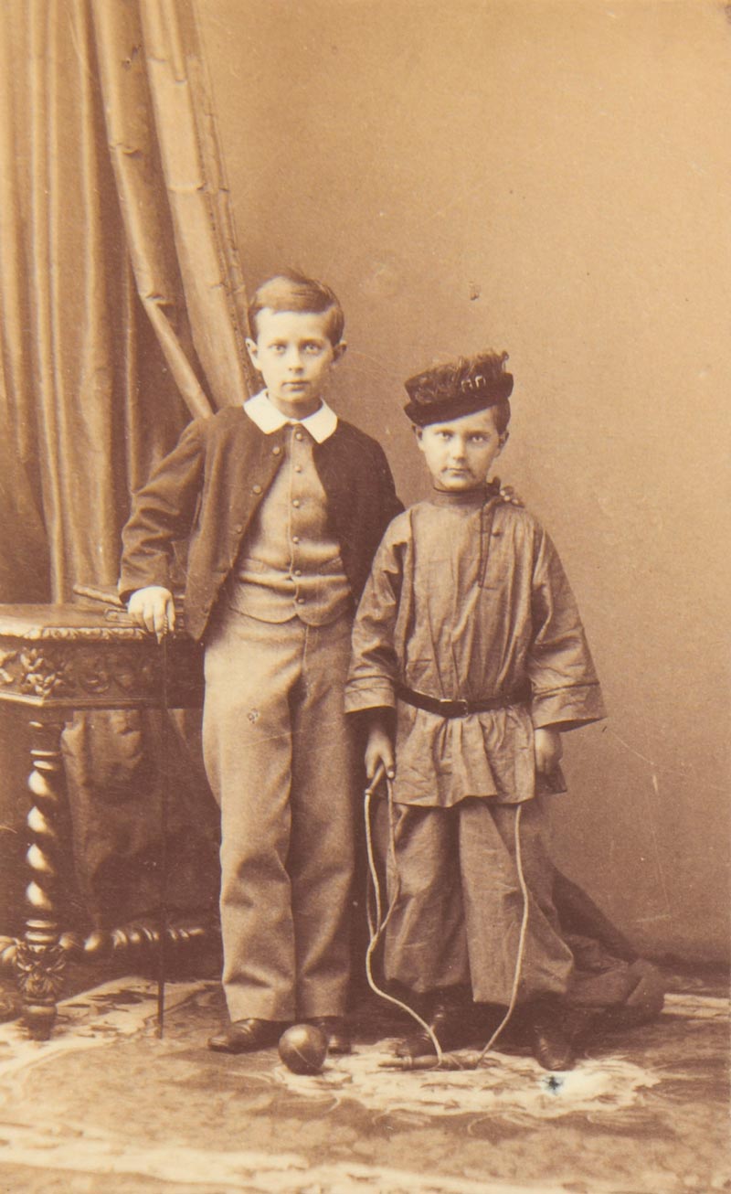 Prince Sergei and Prince George of Leuchtenberg (Принцы Сергей и Георг Лейхтенбергские), 1859