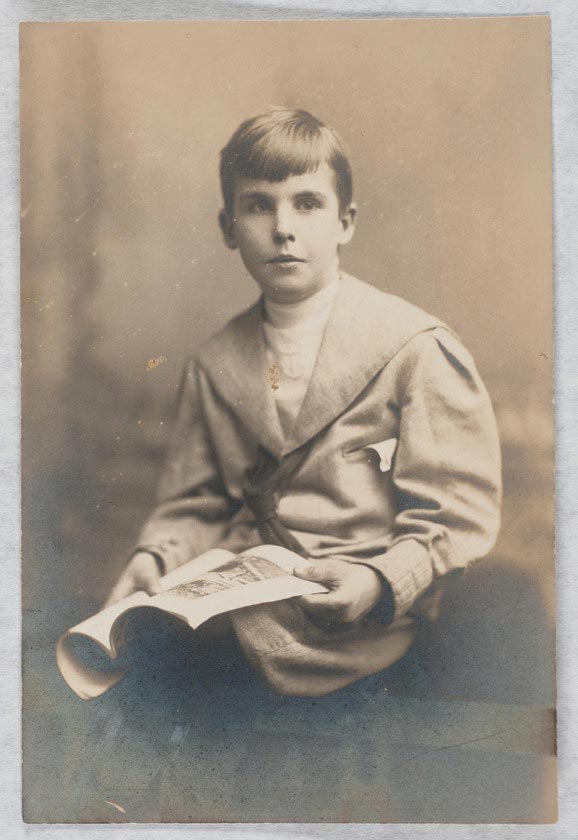 Boy with opened book (Мальчик с открытой книгой), 1870-1900