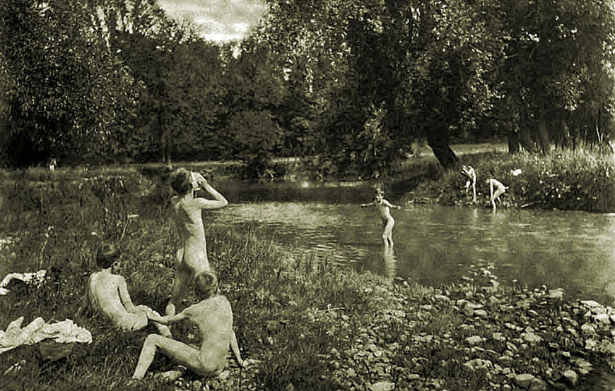 Boys down in the creek (Мальчики в ручье), 1897