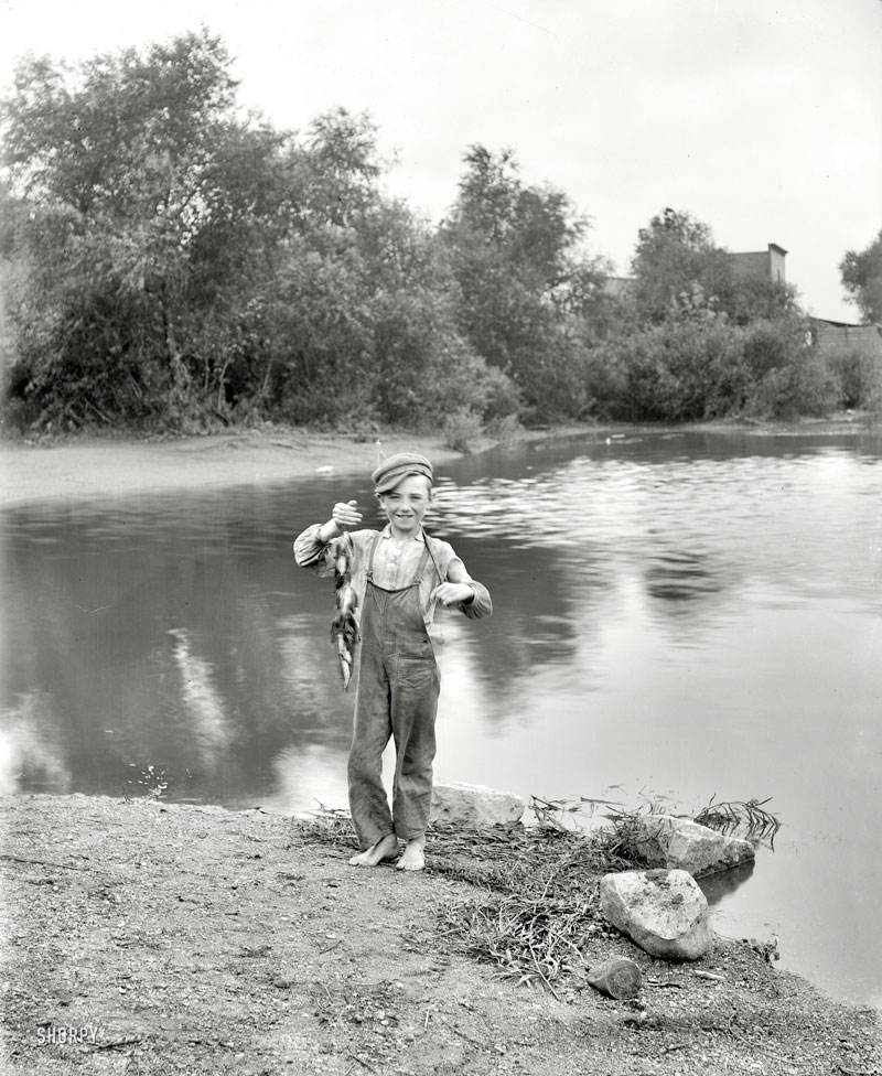 The fishing hole (Рыбное место), c.1900