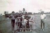 Boys with goat cart at / Мальчики с повозкой, запряжённой козлами