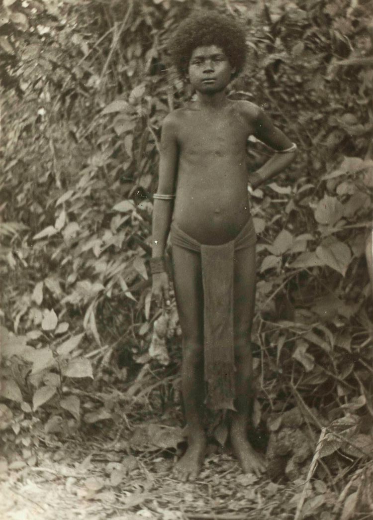 Portret van een Papua jongen (Портрет папуасского мальчика), 1900-1903