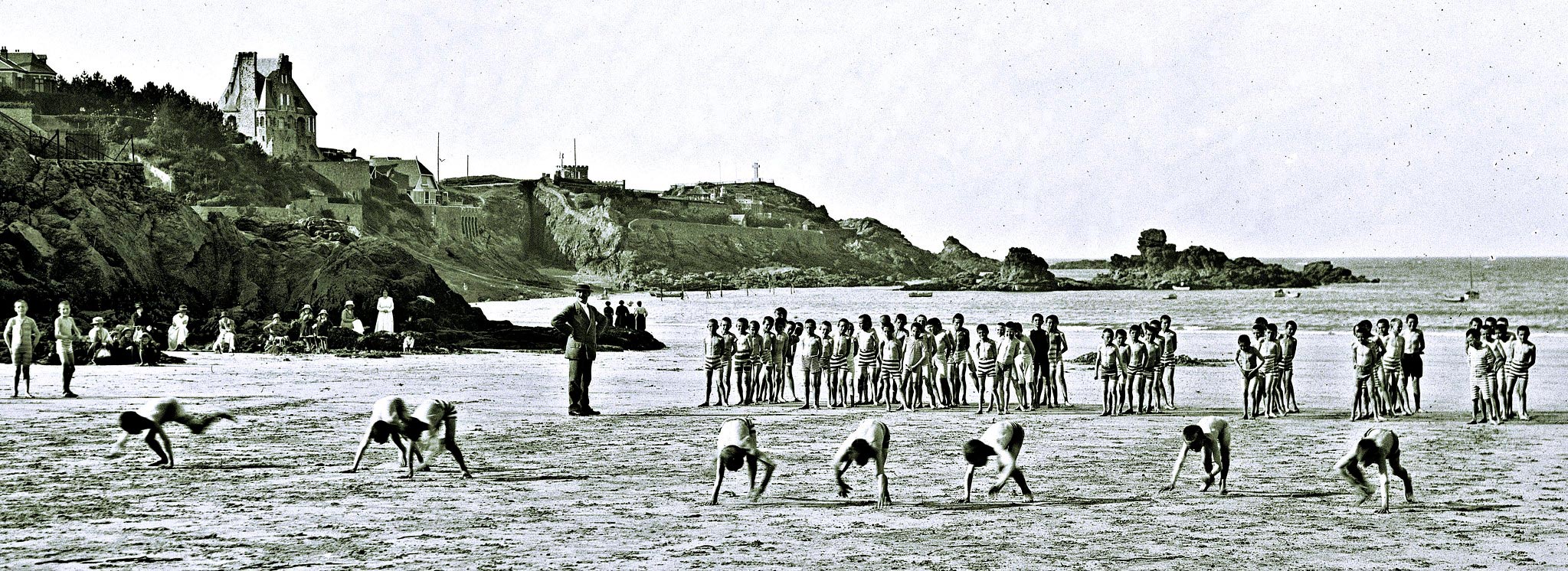 Boys exercising (Зарядка), 1918