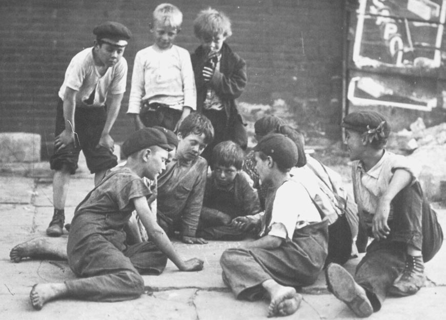 New York Immigrant Boys (Мальчики-иммигранты в Нью-Йорке), 1900s