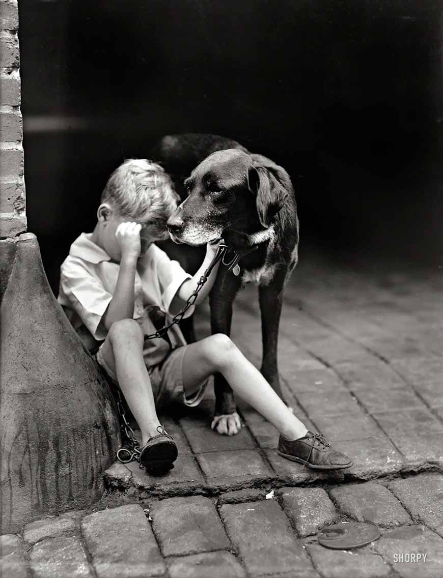 Boy and dog (Мальчик и собака), c.1922