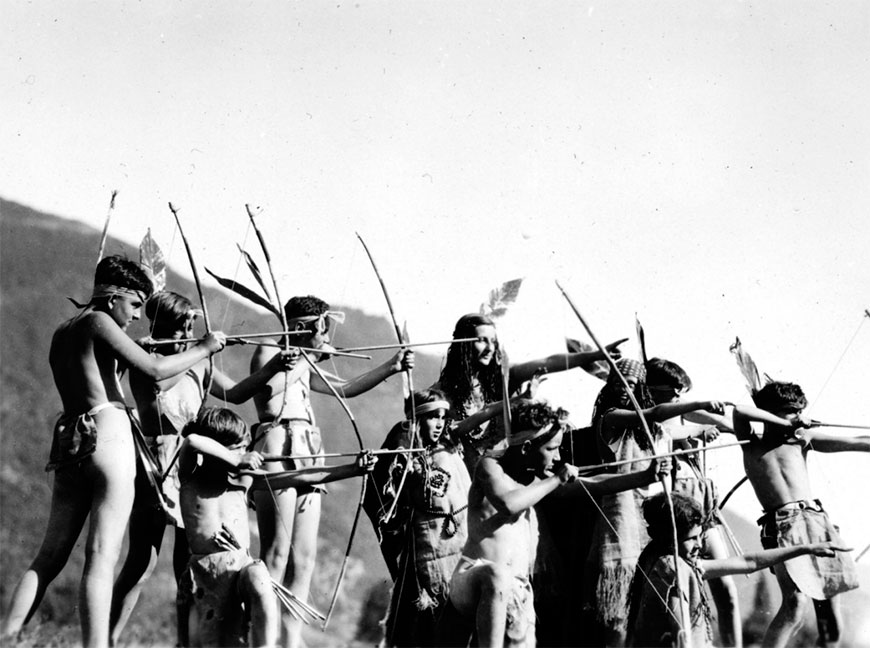 Summercamp. 'Indians' (Летний лагерь. "Индейцы"), 1930s