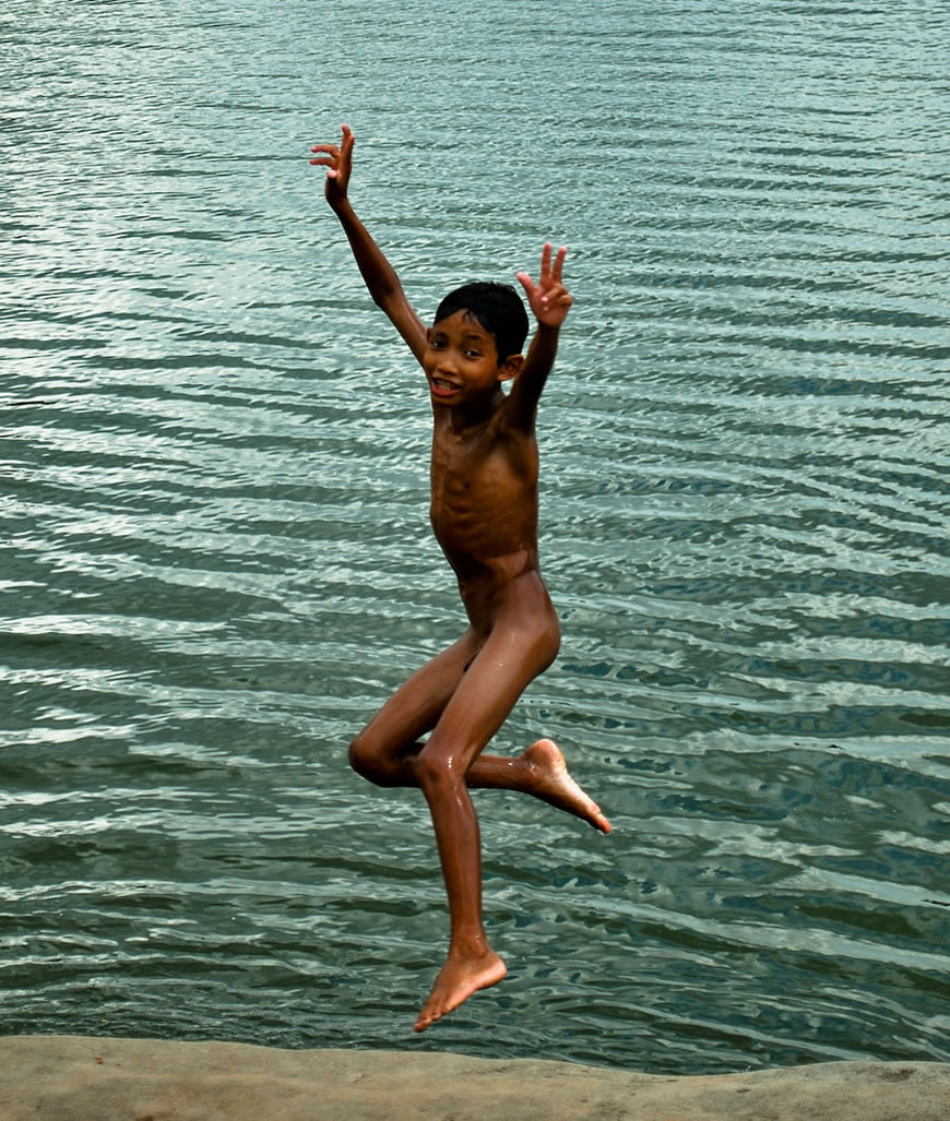  A jump full of happiness (Прыжок, полный счастья) in Angkor Wat, Cambodia