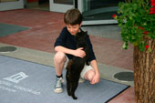 Boy with cat / Мальчик с котом, 2011