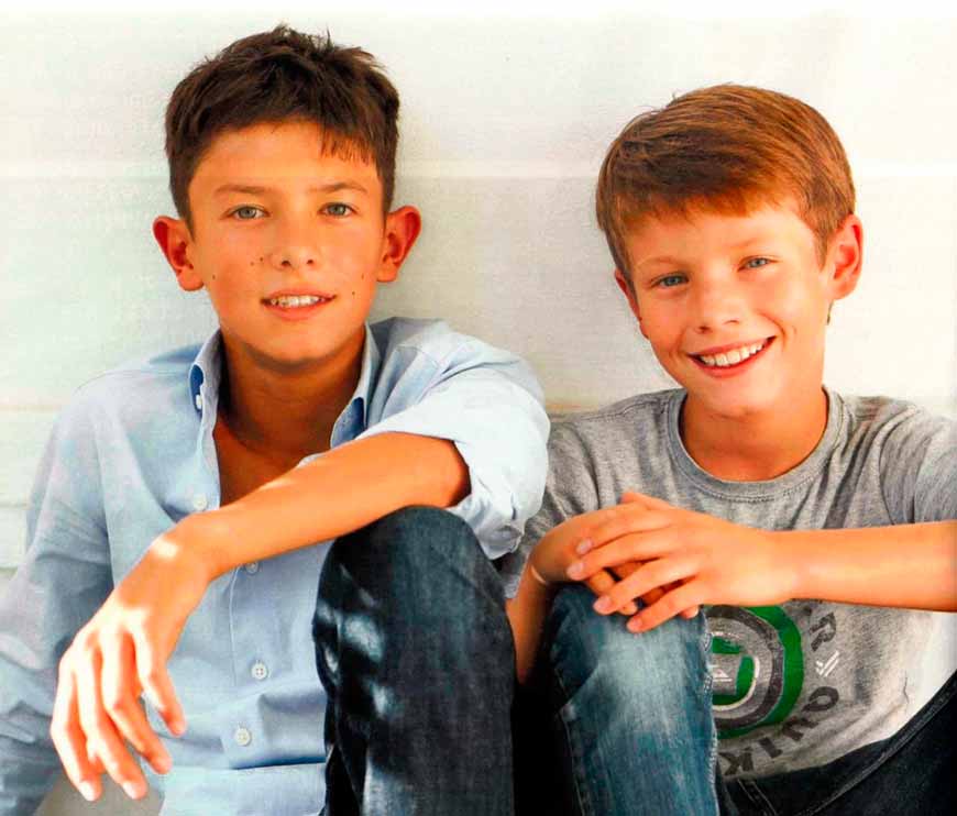 Prince Nikolai (14) and Prince Felix of Denmark, 2013