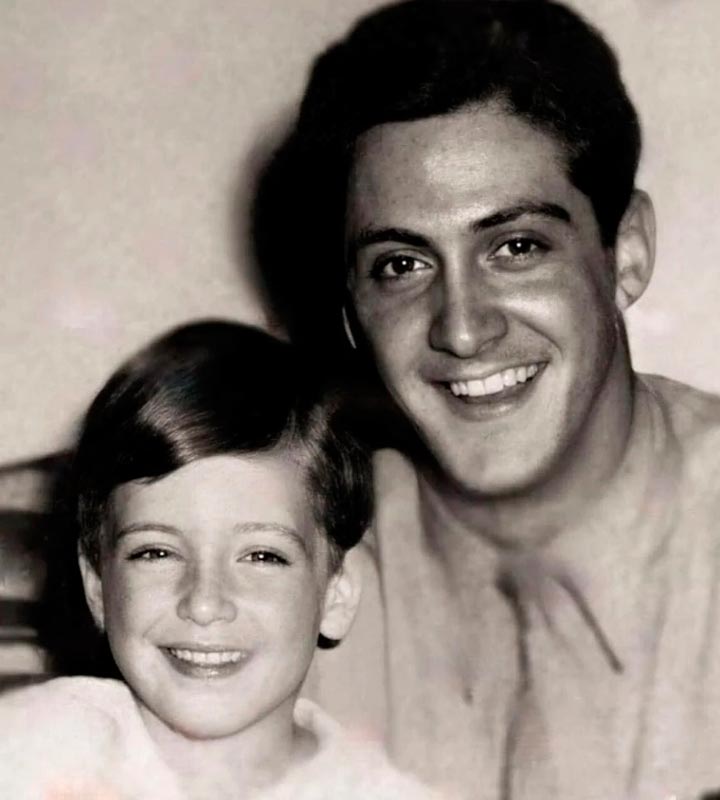 Al Pacino [9] with the father Salvatore (Аль Пачино [9] со своим отцом Сальваторе), c.1949