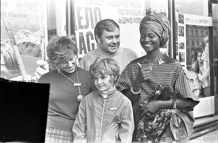Mark Lester [11] at the Moscow Film Festival (Марк Лестер [11] на Московском кинофестивале), 1969